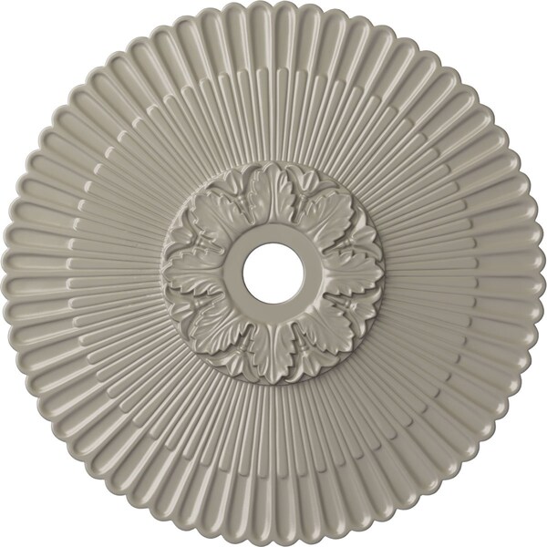 Ekena Millwork Melonie Ceiling Medallion (Fits Canopies up to 6 1/4"), Hnd-Painted Pearl White, 36 1/4"OD x 1 7/8"P CM36MEPWS - main